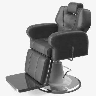 3D Recliner Salon Chair Black