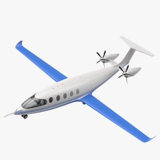 3D model Electric Cargo Aircraft Rigged