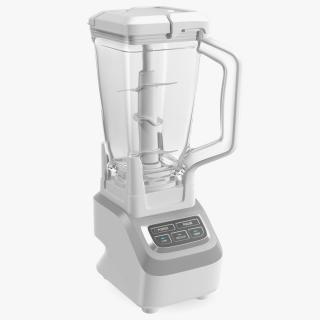 Professional Kitchen Blender White 3D model