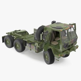 3D Oshkosh FMTV 5 Ton Tractor Camo Rigged model