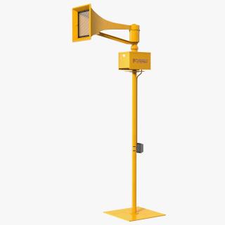 3D model Tornado Siren Orange