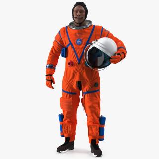 Astronaut Wearing ACES Suit 3D