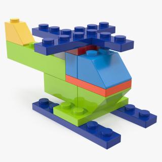 3D model Toy Copter Blocks Generic