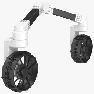 3D Lunar Robotic Rover Wheels