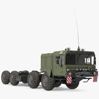 3D MZKT-7930 Astrolog Army 8x8 Transporter Rigged