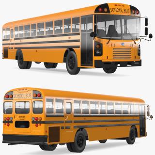 Blue Bird TX3 School Bus 3D model