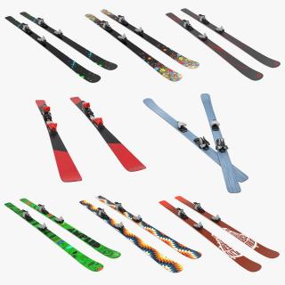 Ski 3D Models Collection 3D model