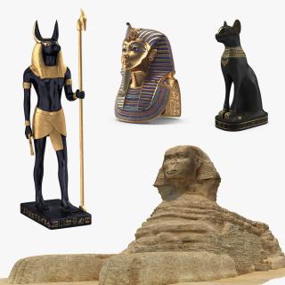 3D Egypt 3D Models Collection 2 model