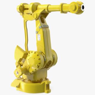 High Speed Industrial Robot Yellow 3D model