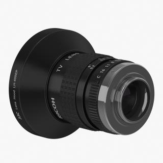 Kodak Camera Lenses With Hood 3D model