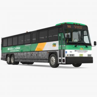 Intercity Bus MCI 102DL3 3D model