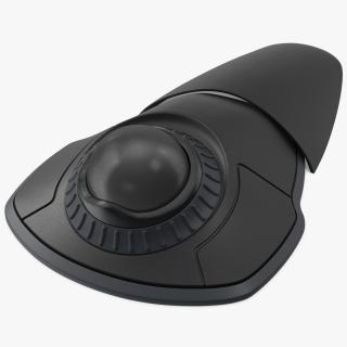 3D model Trackball Mouse with Grey Ball