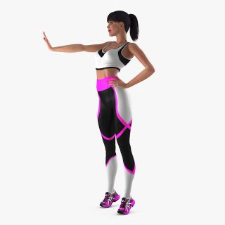 3D Fitness Instructor model