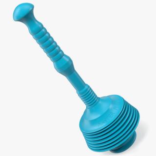 3D Accordion Toilet Plunger Folded