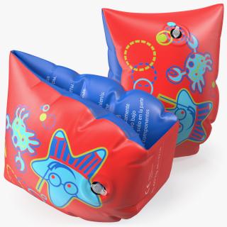 Colorful Swimming Float Armbands 3D