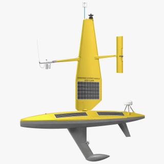 3D Uncrewed Surface Vehicle Rigged