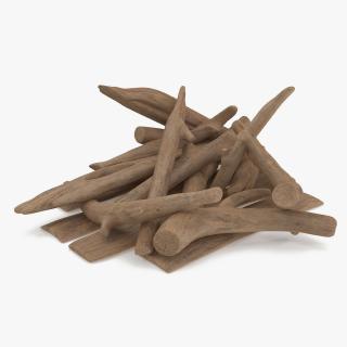 Driftwood Pile 3D model