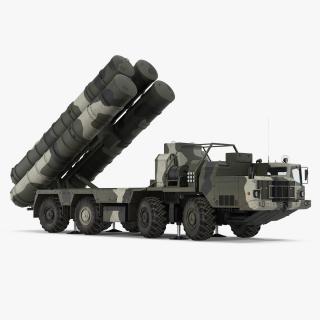 SA-10 Grumble or S-300 Russian Missile System Rigged 3D