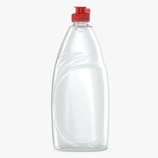 Empty Dishwashing Bottle 3D model