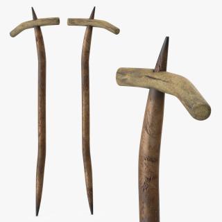 3D Ancient Digging Stick Tool