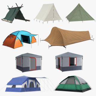 3D Camping Tents Collection 5