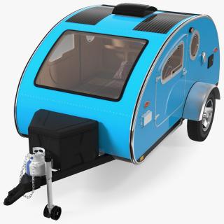 Teardrop Camping Trailer 3D model