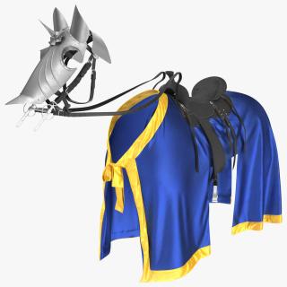 3D Blanket and Horse Armor model