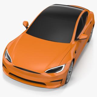 Electric Liftback Sedan Exterior Only 3D