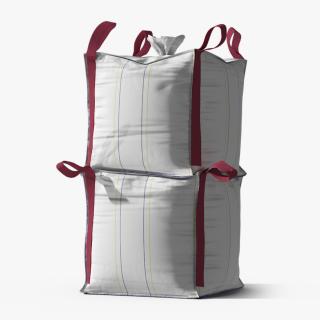 3D Two 1 Ton Capacity Bulk Bags model