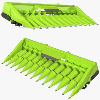 3D model Rigid Corn Header 12 Rows