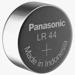 Button Cell Battery Panasonic LR44 3D model