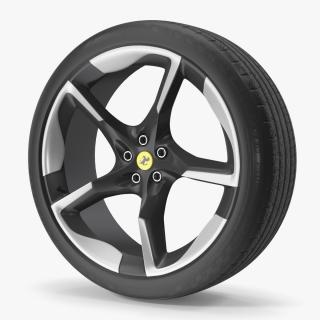 3D 2023 Ferrari Purosangue SUV Wheel model