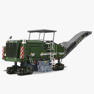 Dirty Asphalt Milling Machine Generic 3D