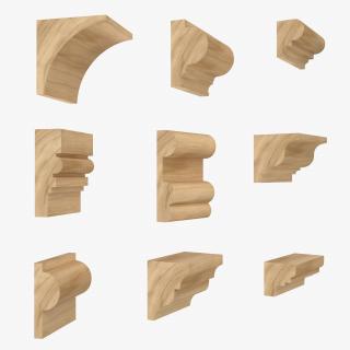 Set Molding Maple Part 2 3D model