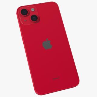 Apple iPhone 14 Red 3D model