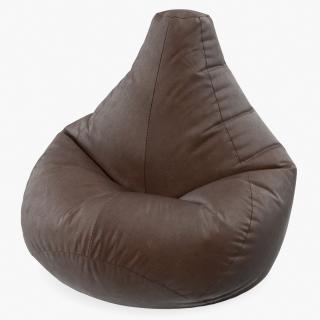 Leather Bean Bag Chair 3D