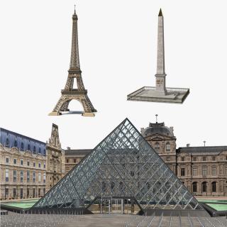 3D Historical France Architecture Collection