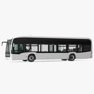 3D Mercedes-Benz eCitaro Two Doors Rigged model