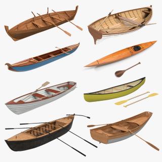 3D model Rowing Boats Collection 6