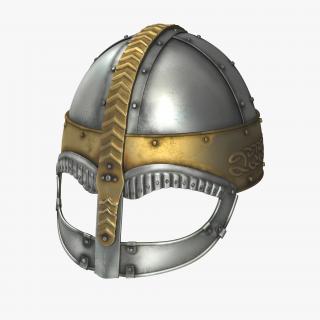 3D model Viking Horned Helmet