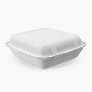 3D Compostable Food Container Closed model