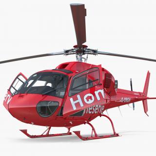 Homeserve Helicopter Eurocopter AS-355N 3D model