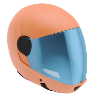 3D Orange Skydiving Helmet model