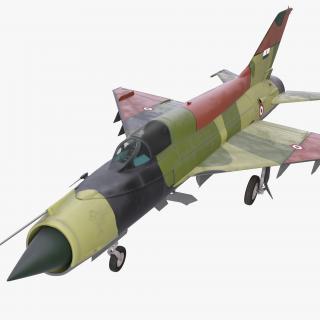 3D model MiG-21 Egyptian Air Force