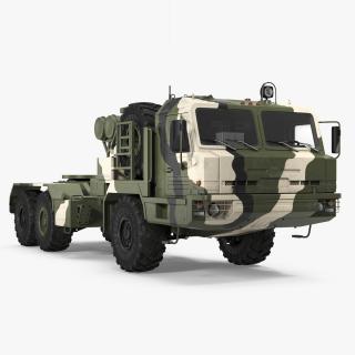 Military Truck BAZ 64022 3D model