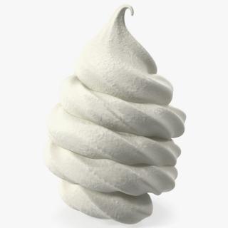 Ice Cream Top White 3D model