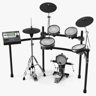 3D Electronic Drum Kit Roland with Module model