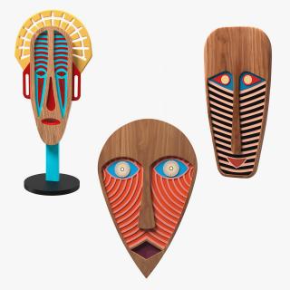 3D Decorative Design Masks Collection 2