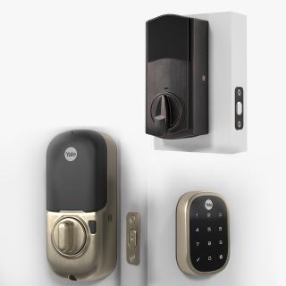 Smart Locks Collection 3D