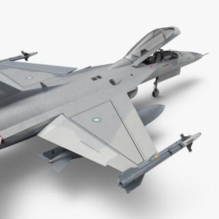 Military Fighting Jet AIDC F-CK-1 Ching-Kuo Rigged for Cinema 4D 3D model